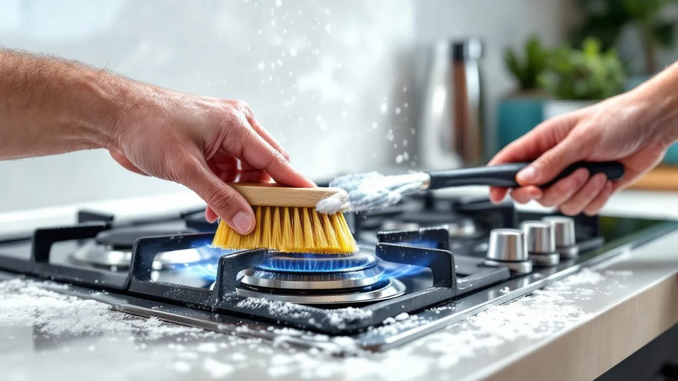 Ein Experte erklärt, wie du deinen Gasherd-Brenner in Minuten reinigst