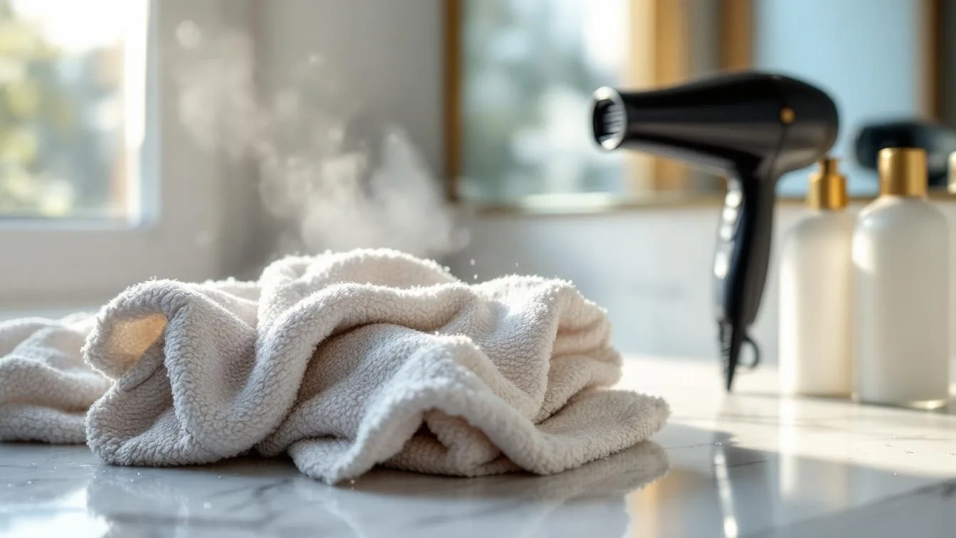 Ein Friseur erklärt, warum Sie Ihre Haare niemals mit diesem Handtuch trocknen sollten