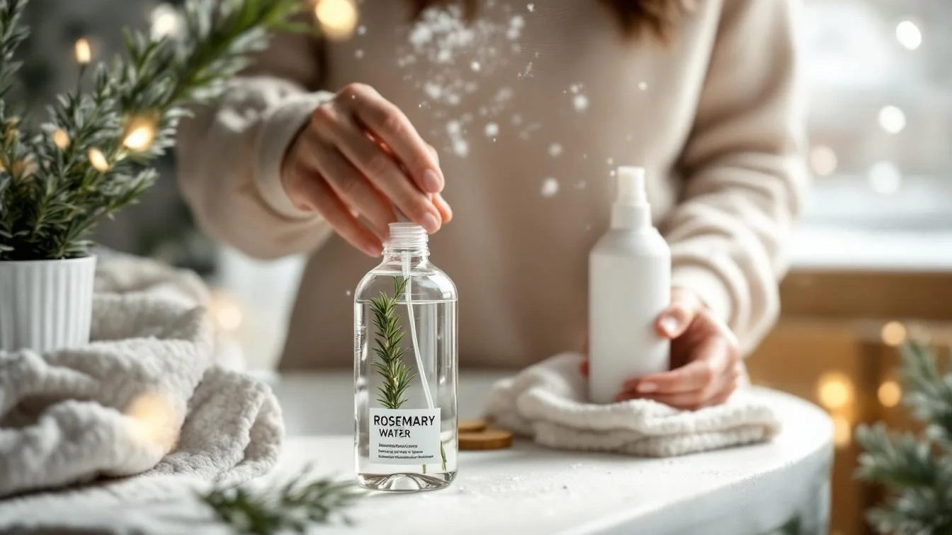 Ein Friseur verrät, warum Rosmarinwasser im Winter Haarausfall stoppt