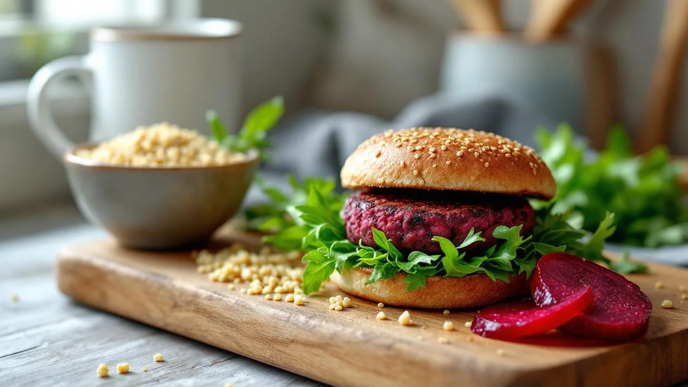 Ein Koch verrät, warum dein Quinoa-Burger mit Roter Bete nie zerfällt