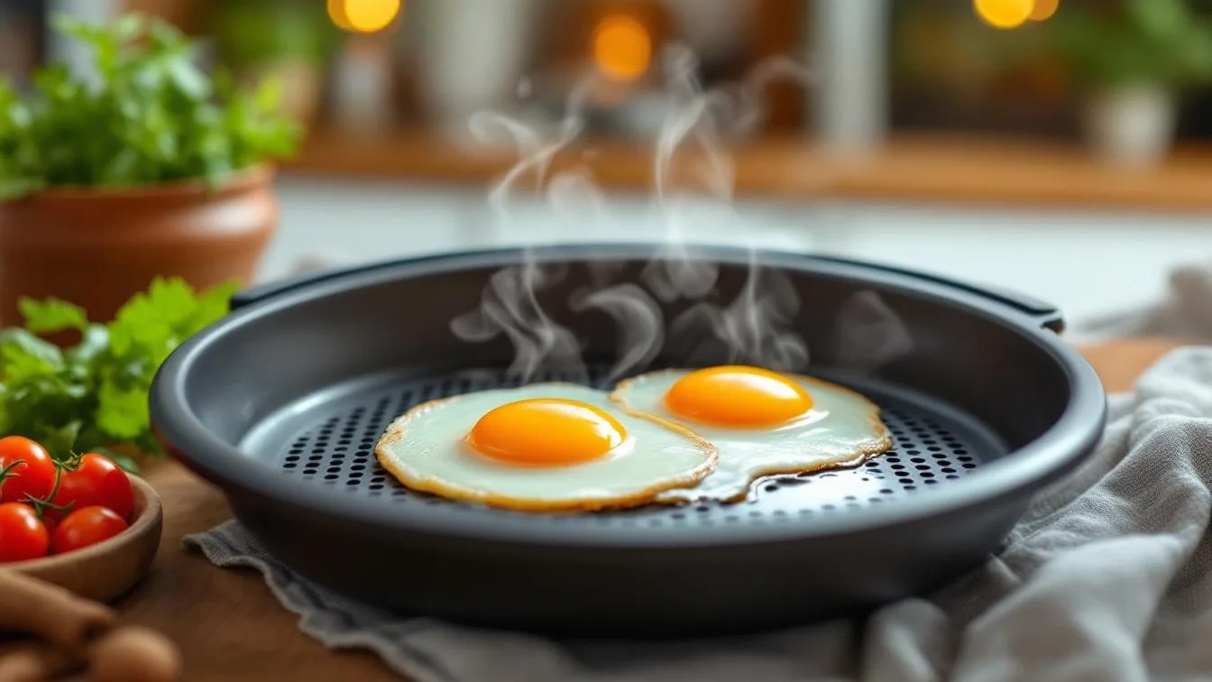 Ein Koch verrät, wie du Eier in der Heißluftfritteuse perfekt kochst