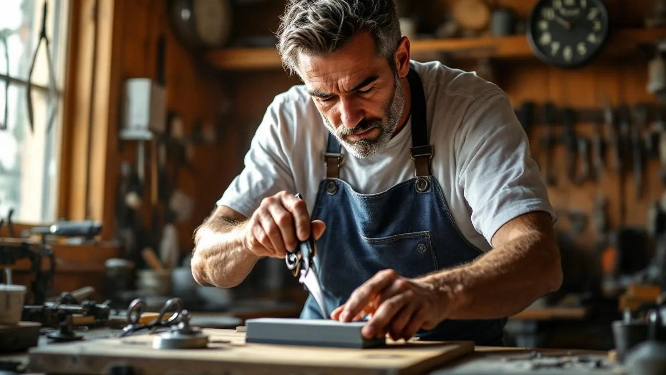 Ein Profi verrät, wie du stumpfe Scheren in Sekunden wieder scharf bekommst