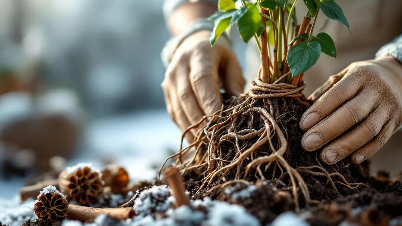 Eine Floristin verrät, warum Zimt das Geheimnis gesunder Wurzeln im Winter ist