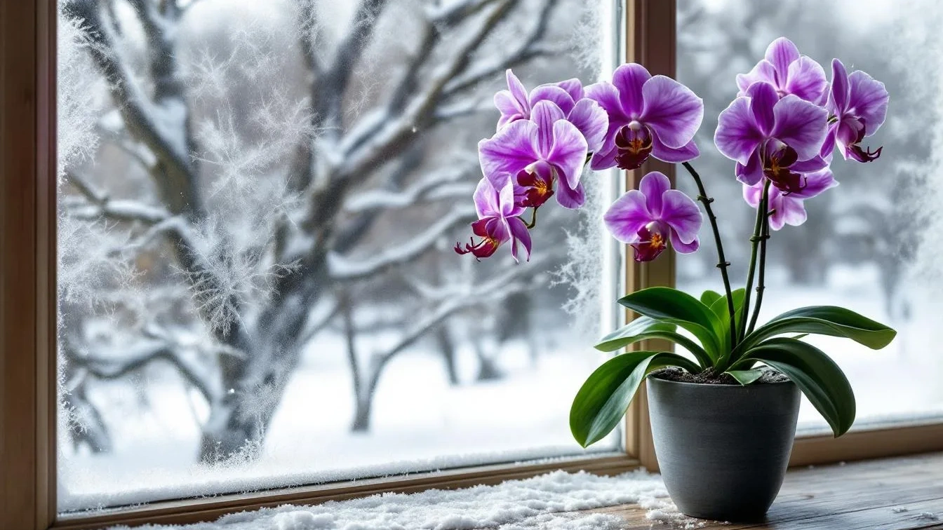 Ich ließ meine Orchideen am Fenster, warum das jetzt keine gute Idee ist