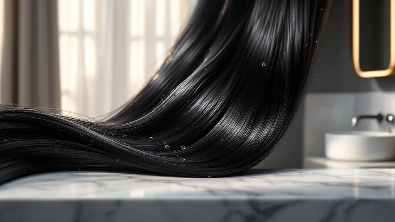 Kein Shampoo oder Spülung, dieser Trick bringt Haar zum Glänzen