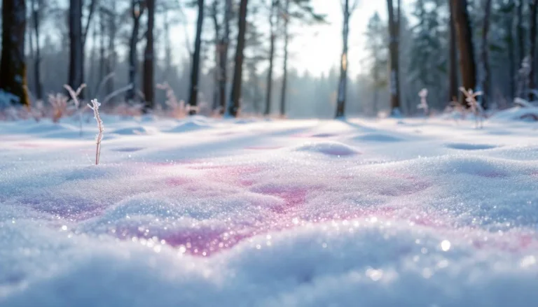 entdecken sie, warum schnee manchmal rosa erscheint und welche natürlichen phänomene und mikroorganismen dahinterstecken.