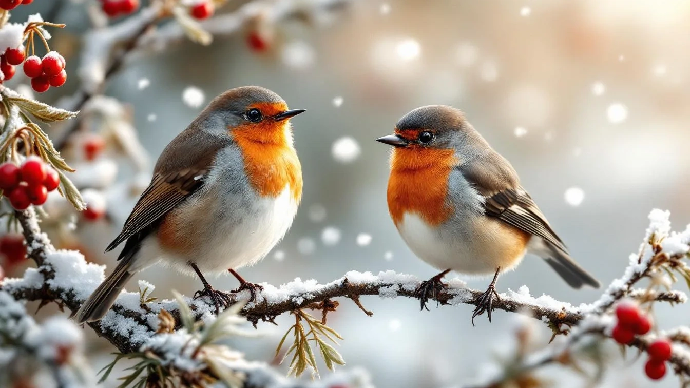 Warum deine Vögel im Winter verhungern können: Das brauchen Rotkehlchen und Seidenschwanz wirklich