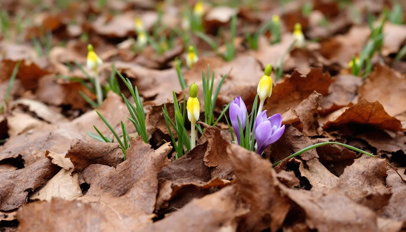 Warum du Laub im Frühling nicht wegräumen solltest